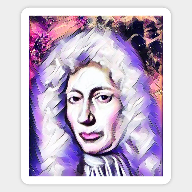 Robert Boyle Pink Portrait | Robert Boyle Artwork 6 Sticker by JustLit